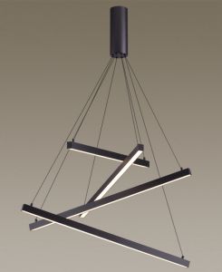 3860/48B L-VISION ODL20 101 черный/металл Подвесной светильник LED 3000K 48W 220V COMETA