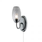 2147/1W DROPS ODL11 536 хром Бра с выкл IP44 G9 40W 220V BATTO
