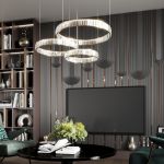 5015/30L L-VISION ODL23 золотой/прозрачный металл/хрусталь Люстра LED 30W 4000K 3570Лм VEKIA