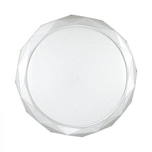 2045/EL PALE SN 089 Светильник пластик/белый/прозрачный LED 72Вт 3000-6000K D500 IP43 пульт ДУ GINO