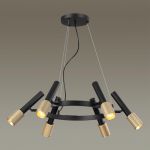 4240/6 HIGHTECH ODL22 183 черный/зол/металл Люстра IP20 max 6*10W LED GU10 MEHARI
