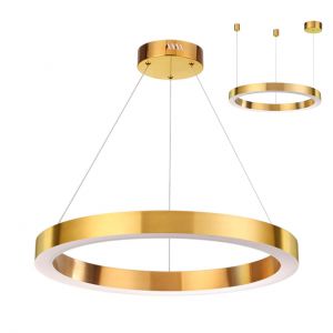 3885/35LG L-VISION ODL20 75 мат. золот/металл Подвесной светильник LED 4000K 42W 2100Лм (2 вида крепления) 220V BRIZZI