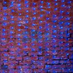 Гирлянда Сеть 2х1,5м, свечение с динамикой, прозрачный ПВХ, 288 LED, 230 В, цвет: Синий