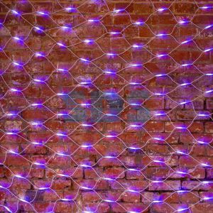Гирлянда Сеть 2x3м, белый КАУЧУК, 432 LED Белые/Синие