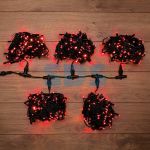 Гирлянда LED ClipLight 24V, 5 нитей по 20 метров, цвет диодов Красный, Flashing (Белый)