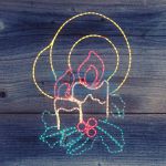 Фигура Две свечи, размер 100x75 см NEON-NIGHT