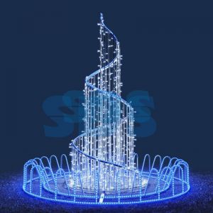 Декоративный фонтан Северное сияние 250 см