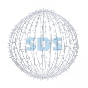 Шар светодиодный 230V, диаметр 80 см, 450 светодиодов, эффект мерцания, цвет белый NEON-NIGHT