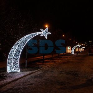 Декоративная декорация Падающая звезда 300 см