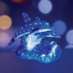 Акриловая светодиодная фигура Синие дельфины 65х48х48 см,136 светодиодов, IP65 понижающий трансформатор в комплекте, NEON-NIGHT