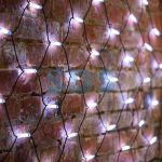 Гирлянда Сеть 2x3м, черный КАУЧУК, 432 LED Белые