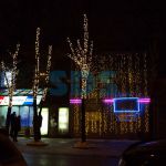 Гирлянда Светодиодный Дождь 2х3м, постоянное свечение, черный провод, 230 В, диоды ЖЁЛТЫЕ