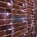 Гирлянда Светодиодный Дождь 2х3м, эффект водопада, прозрачный провод, 24В, диоды БЕЛЫЕ