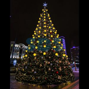 Гирлянда Нить (дюраплей) 20м, постоянное свечение, черный каучук, 230В, цвет Тёплый белый