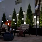 358583 STREET NT21 280 белый Светильник ландшафтный светодиодный IP54 LED 4000K 18W 220-240V ROCA