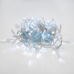 Гирлянда Кластер 10 м, 400 LED, прозрачный ПВХ, IP65, соединяемая, цвет свечения белый NEON-NIGHT
