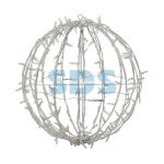 Шар светодиодный 230V, диаметр 30 см, 120 светодиодов, эффект мерцания, цвет белый NEON-NIGHT