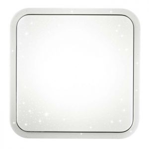 2014/C PALE SN 100 Светильник пластик/белый/хром LED 30Вт 4000K 430х430 IP43 KVADRI