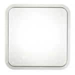 2014/C PALE SN 100 Светильник пластик/белый/хром LED 30Вт 4000K 430х430 IP43 KVADRI
