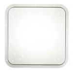 2014/F PALE SN 100 Светильник пластик/белый/хром LED 90Вт 3200-4200-6200K 600х600 IP43 пульт ДУ KVADRI