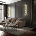 4854/6W HALL ODL_EX21 11 золото/стекло Настенный светильник E14 6*40W высота 1300см EMPIRE
