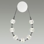 5007/25WL L-VISION ODL23 хром/прозрачный/металл/акрил Бра LED 25W 4000K 1555Лм CRYSTAL