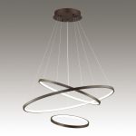3964/99L L-VISION ODL18 173 коричневый Люстра IP20 LED 114W SATURNO