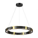 4991/55L L-VISION ODL23 черный/золотой/металл/акрил Люстра LED 55W 3000K FIERRO