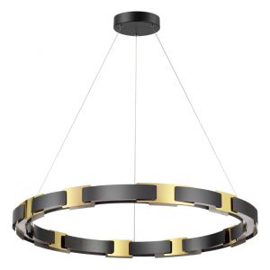 4991/80L L-VISION ODL23 черный/золотой/металл/акрил Люстра LED 80W 3000K FIERRO